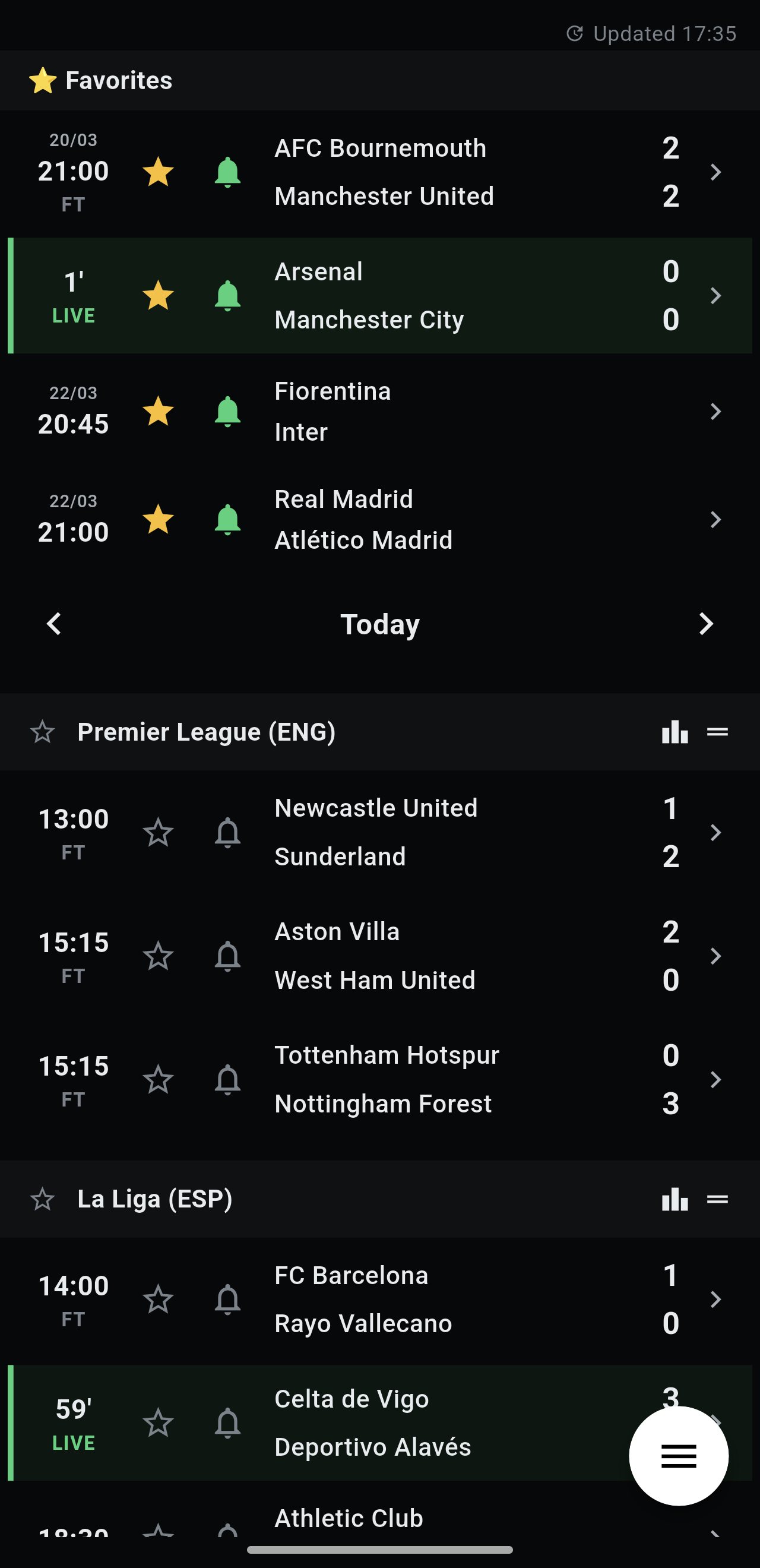 FOCO Live main screen